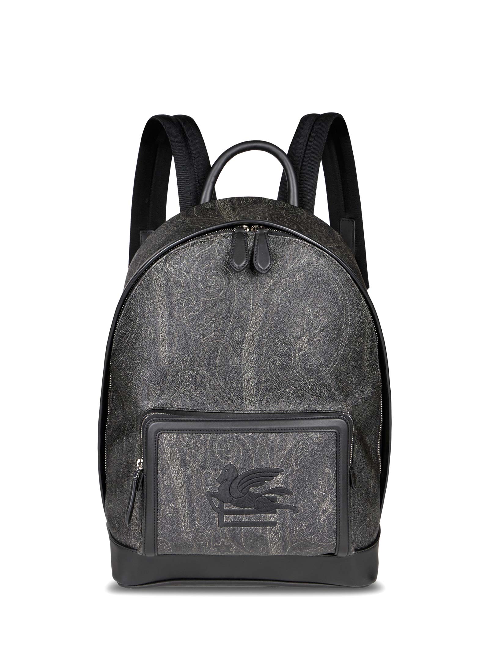 Pegaso Motif Paisley Jacquard Backpack