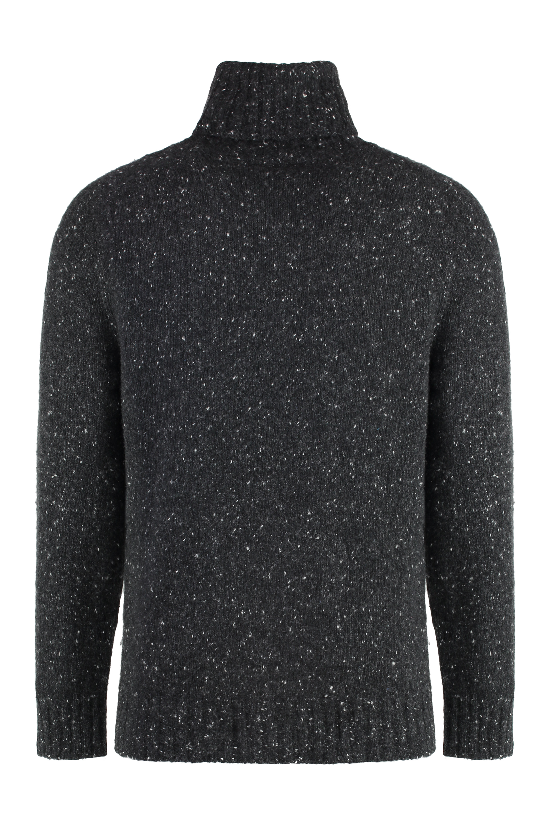 Malo Cashmere Turtleneck Sweater In Grey