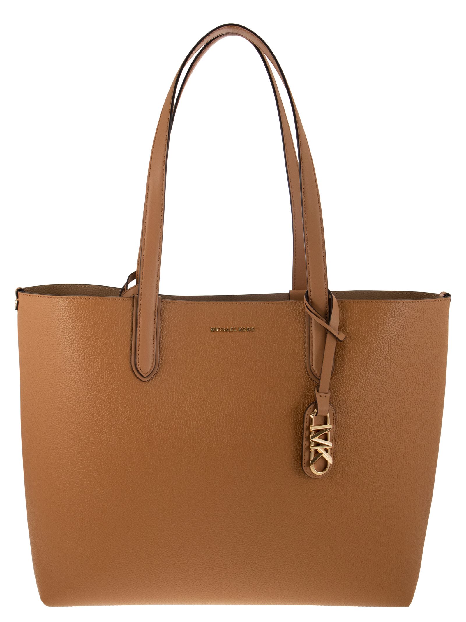 Extra-large eliza Pale Peanut Leather Bag