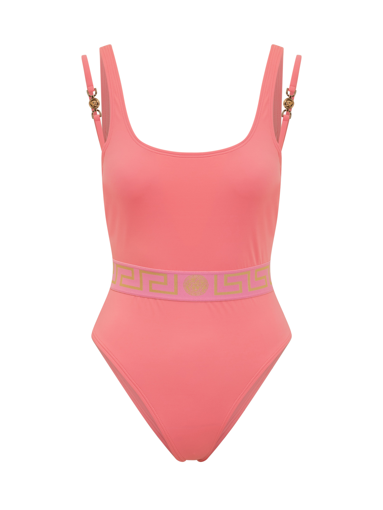 One Piece Swimsuit With Medusa Greca Border 95