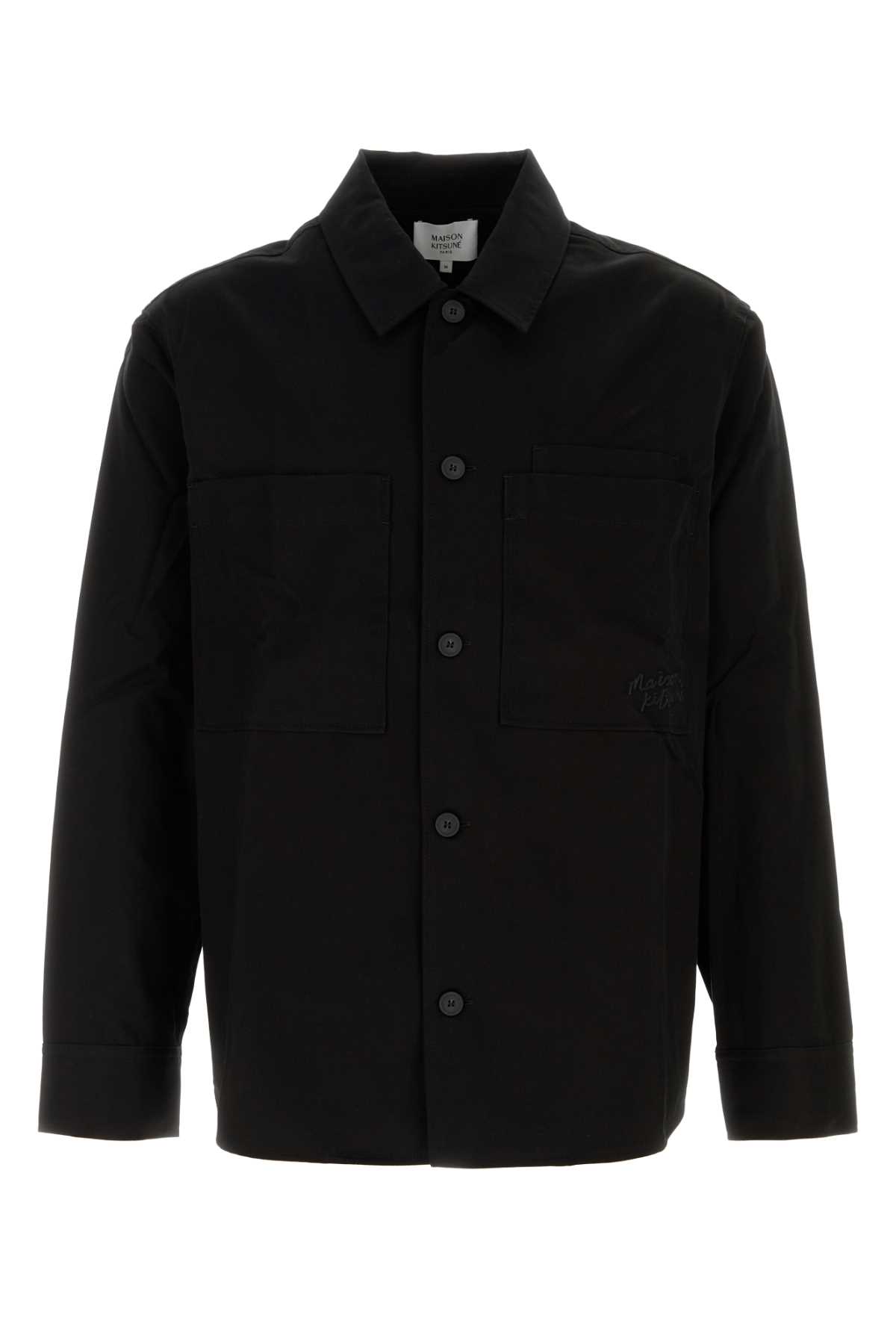 Maison Kitsuné Black Cotton Shirt