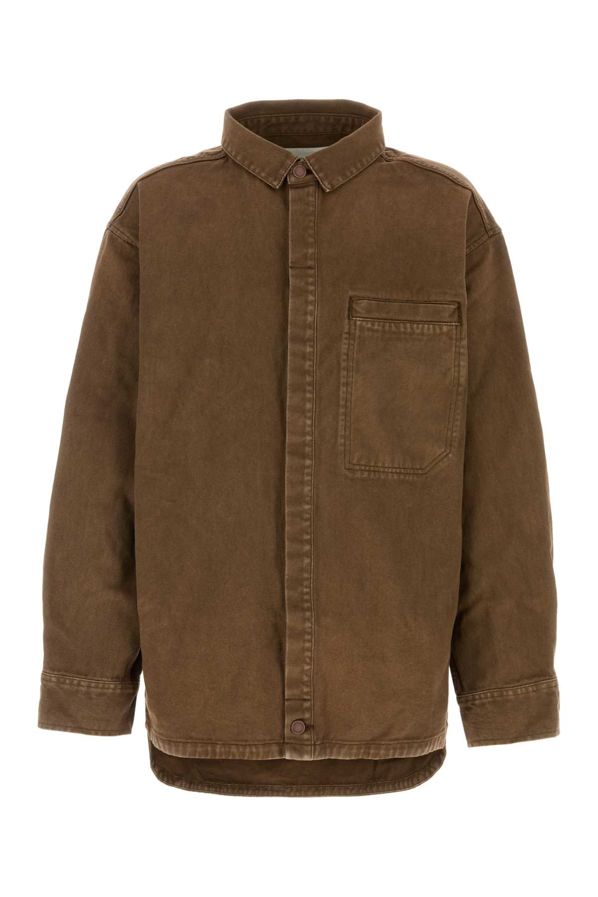 Brown Denim Shirt