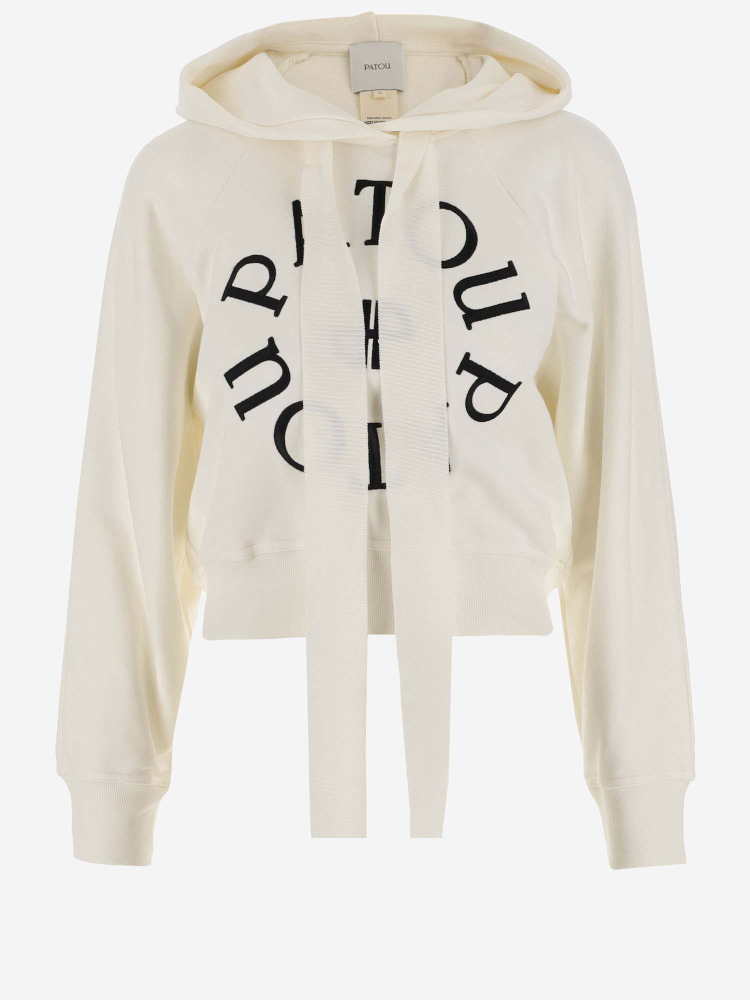 Cropped Medallion Logo Sweatshirt