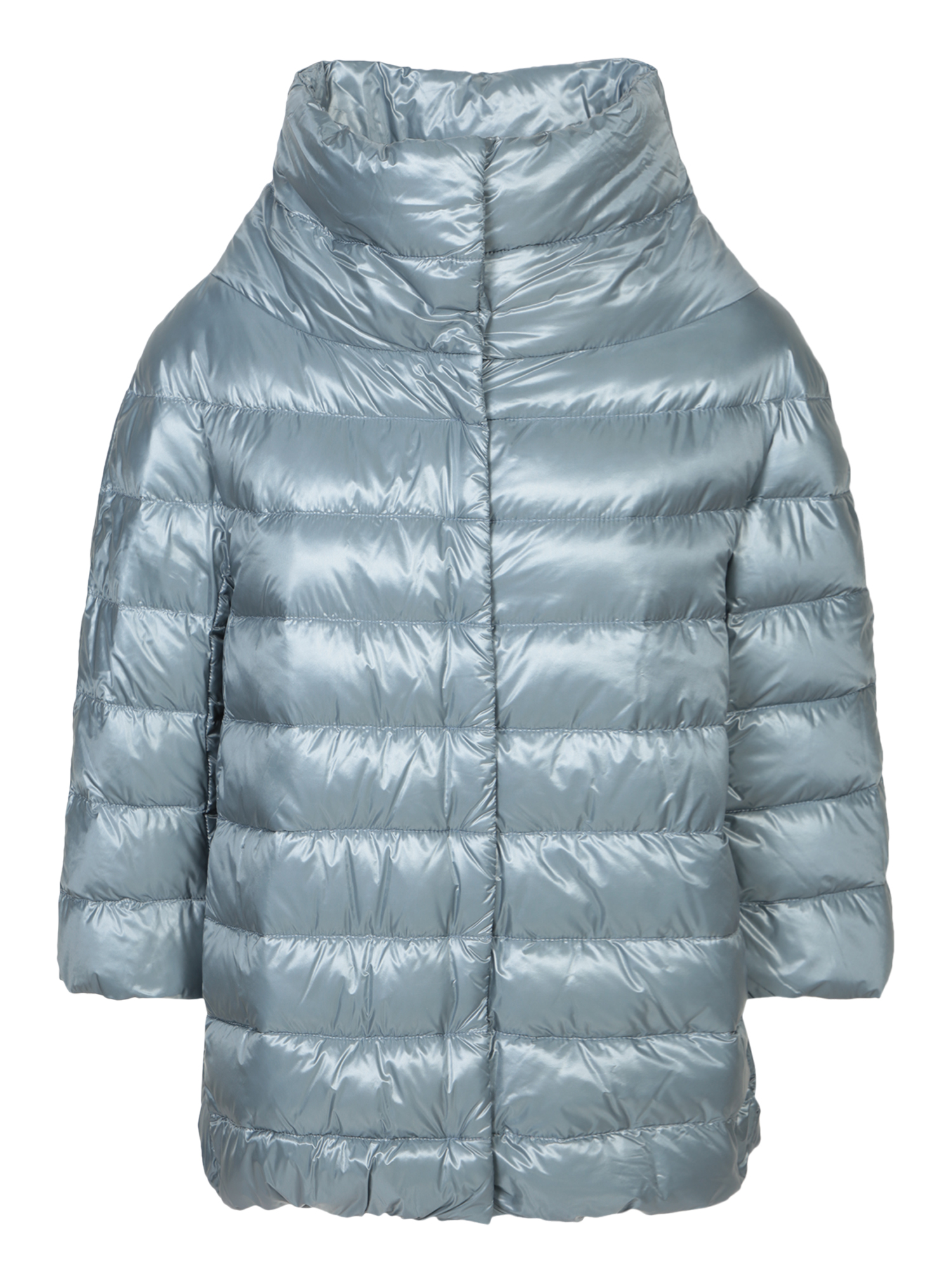 Aminta Grey Cape Down Jacket