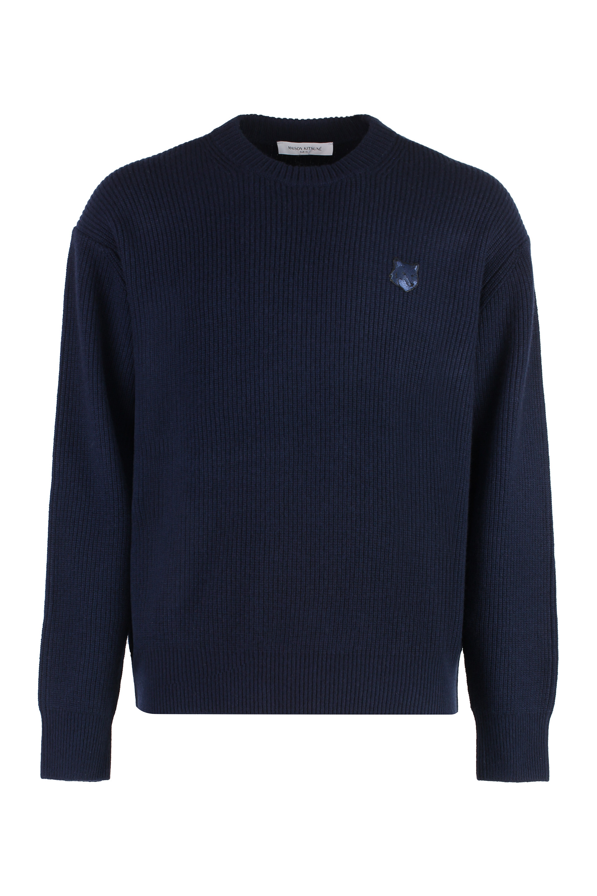 Maison Kitsuné Wool-blend Crew-neck Sweater