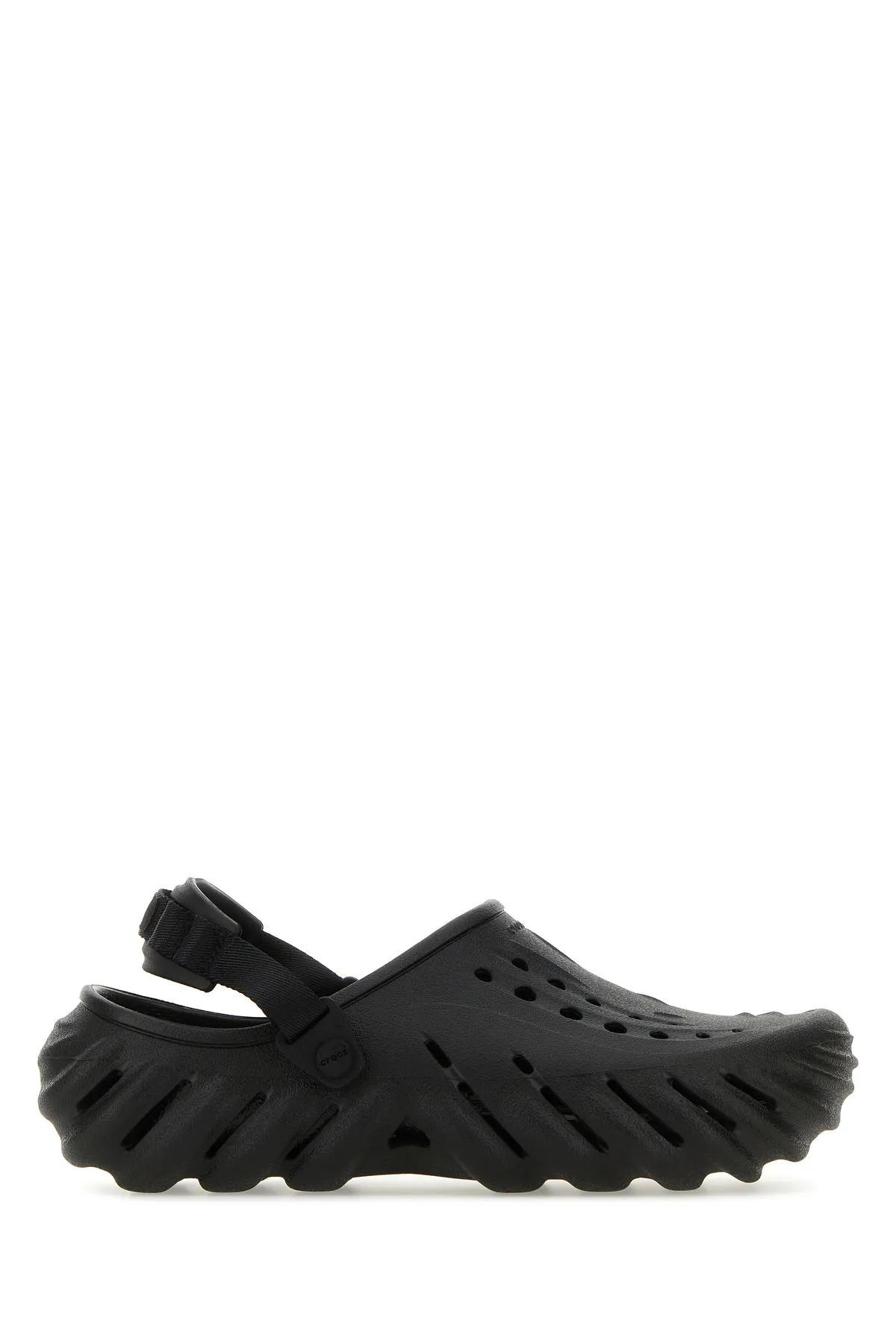 Black Croslite Echo Clog Mules