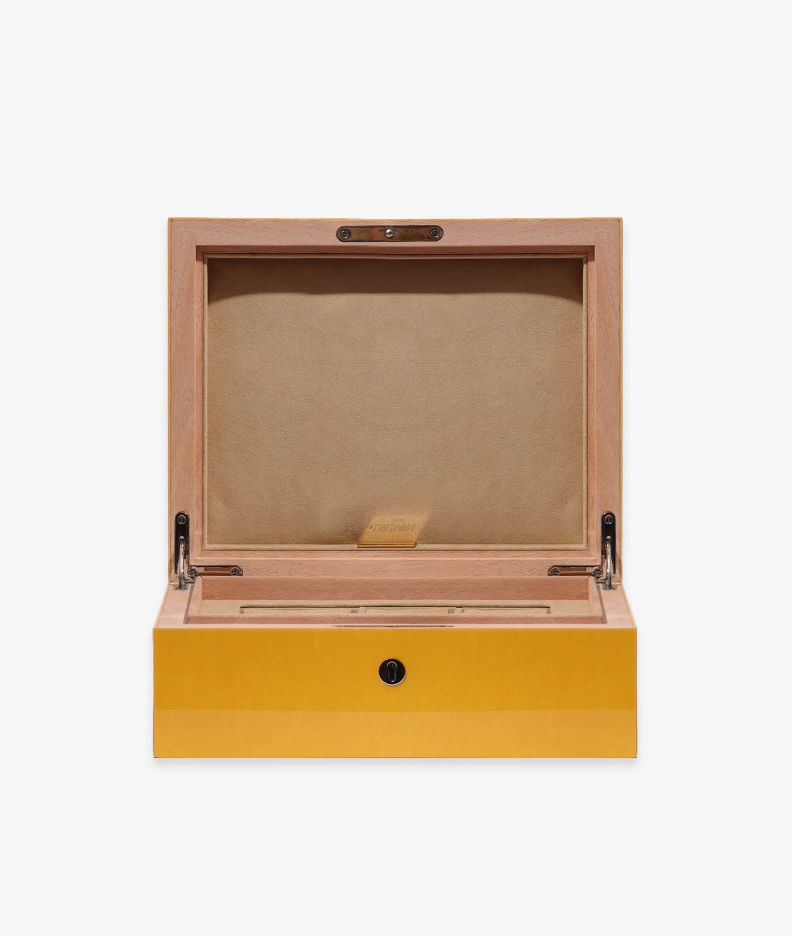 Yellow Watch Box Watch