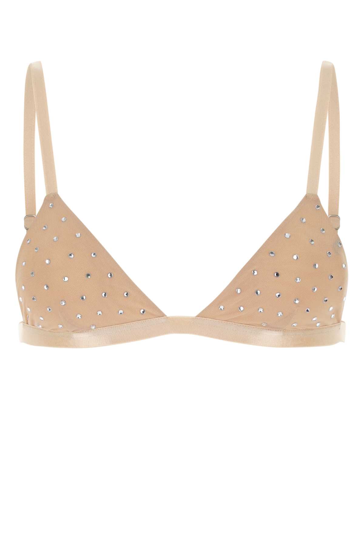 Skin Pink Mesh Bra