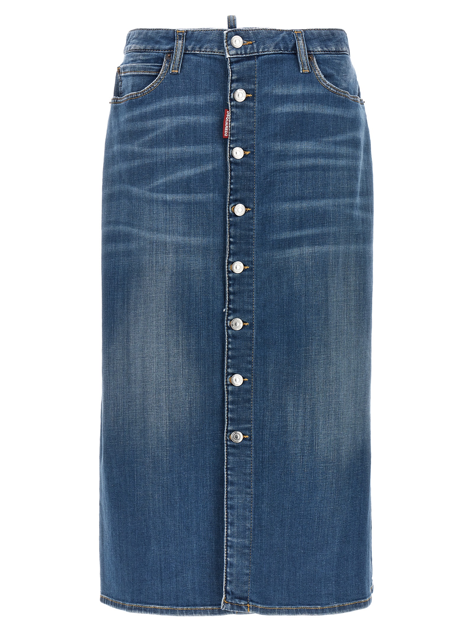 Denim Long Skirt