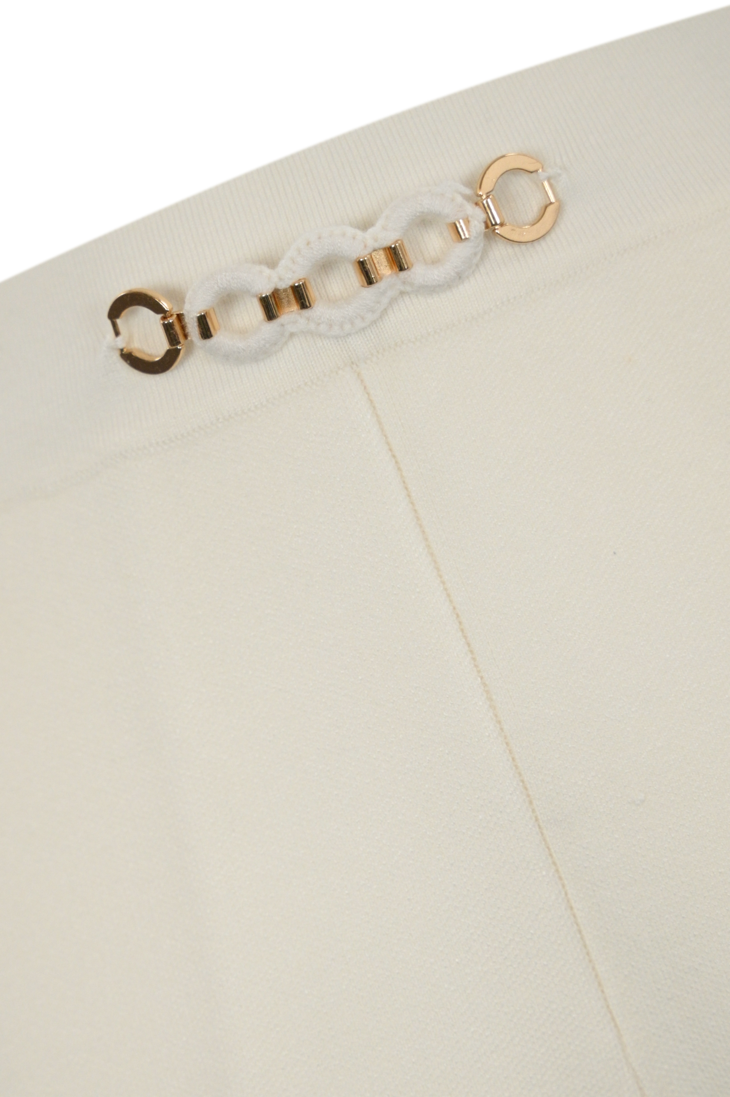 Twinset Cropped Pants In White