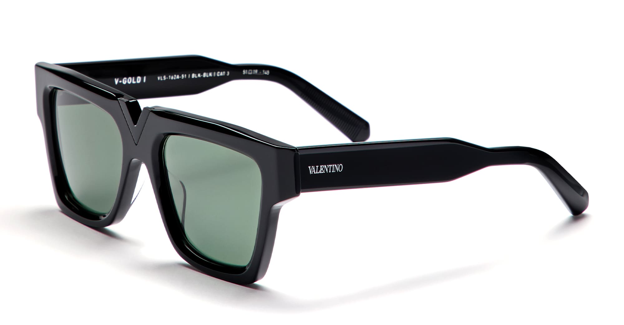 Valentino V-gold-i - Black Sunglasses In Black