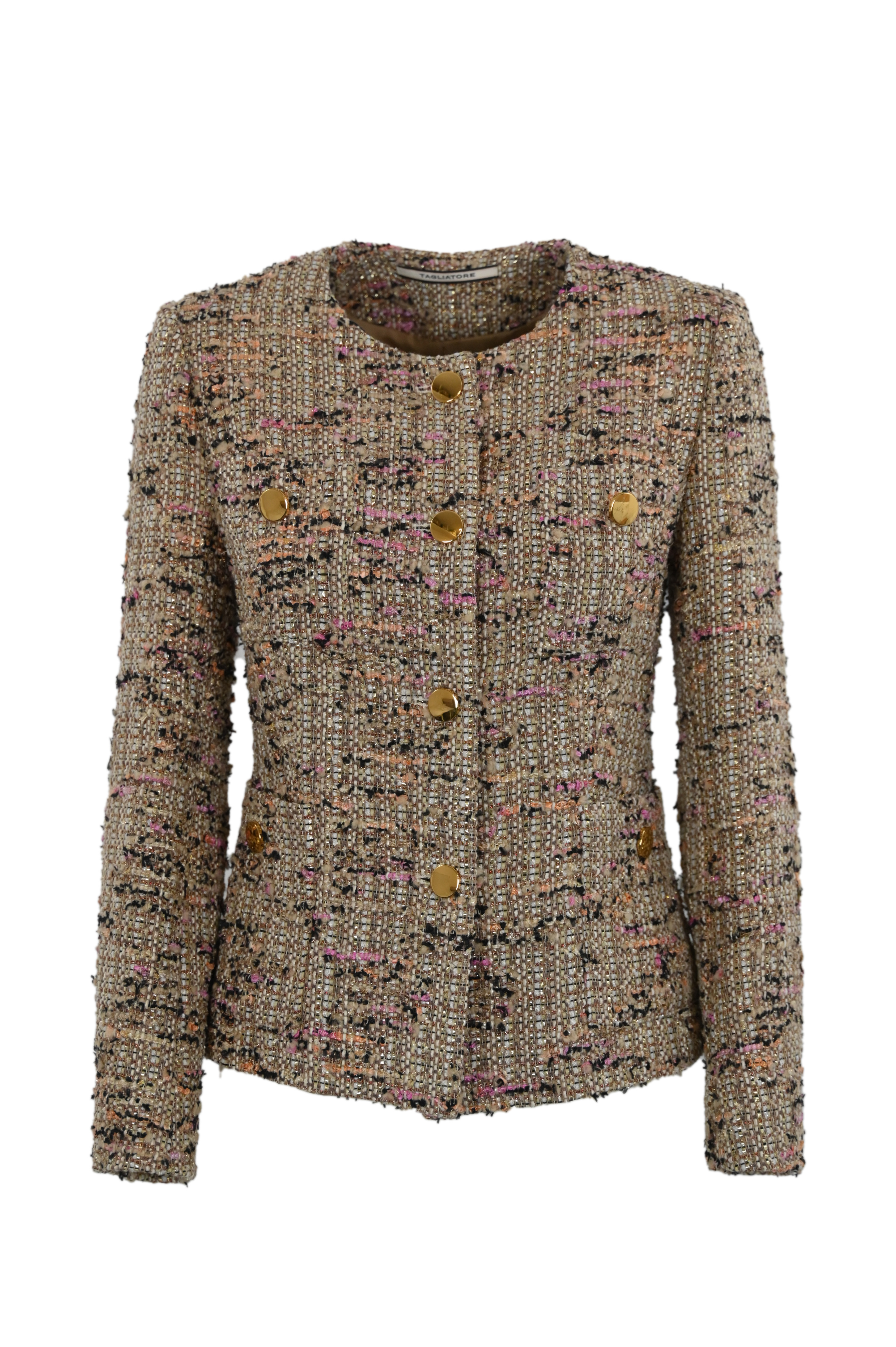 Beverly Jacket In Boucle Wool And Lurex