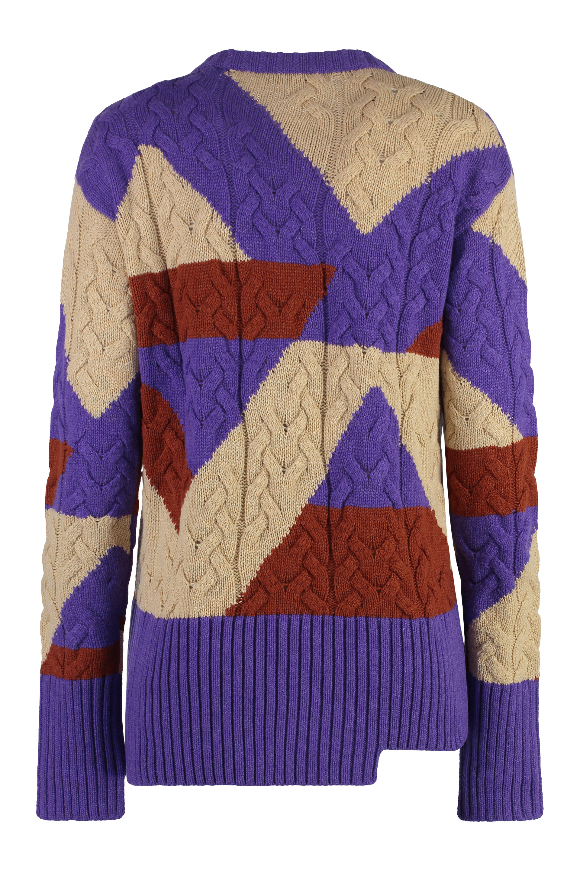 MALO CABLE KNIT SWEATER