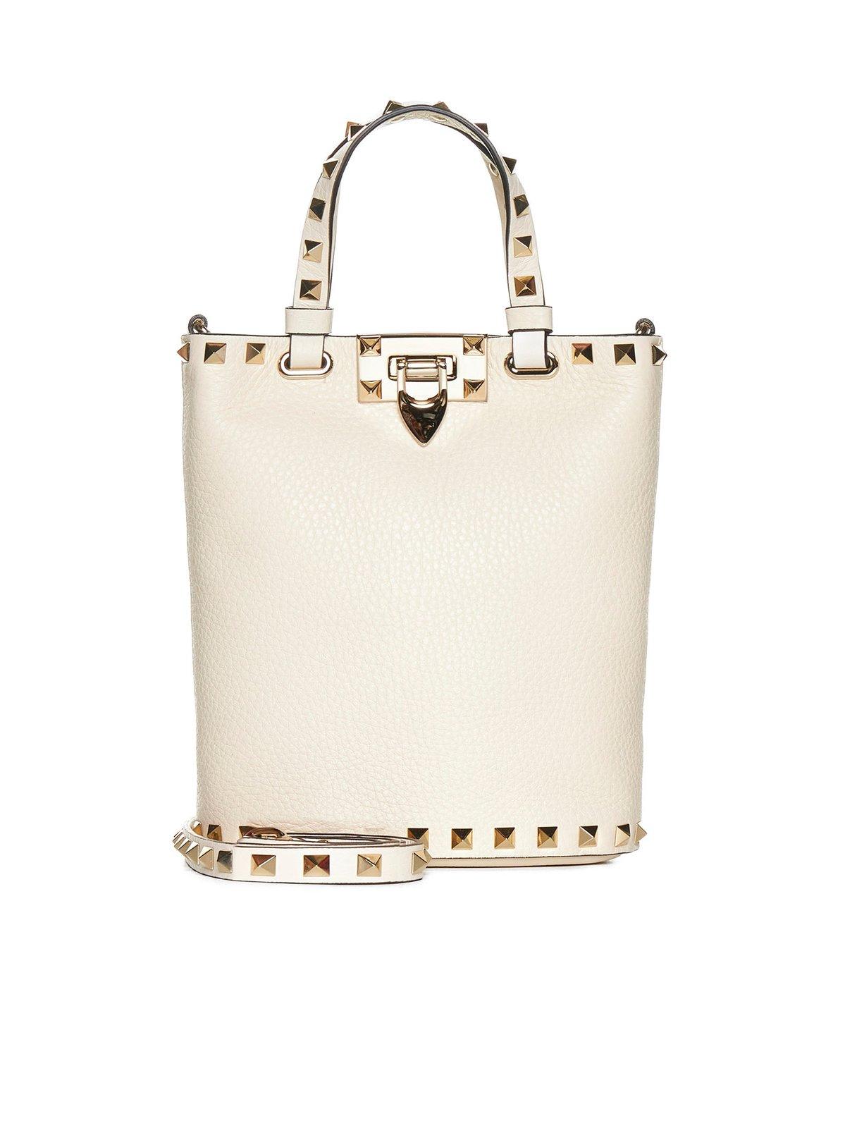 Garavani Stud-embellished Hook Closure Tote Bag