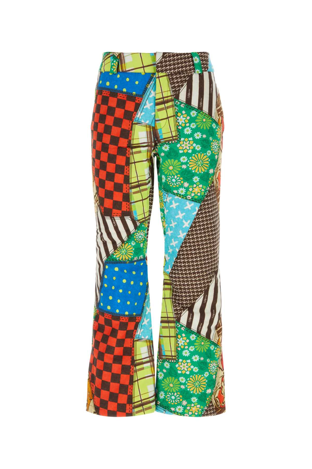 Printed Cotton Blend Pant