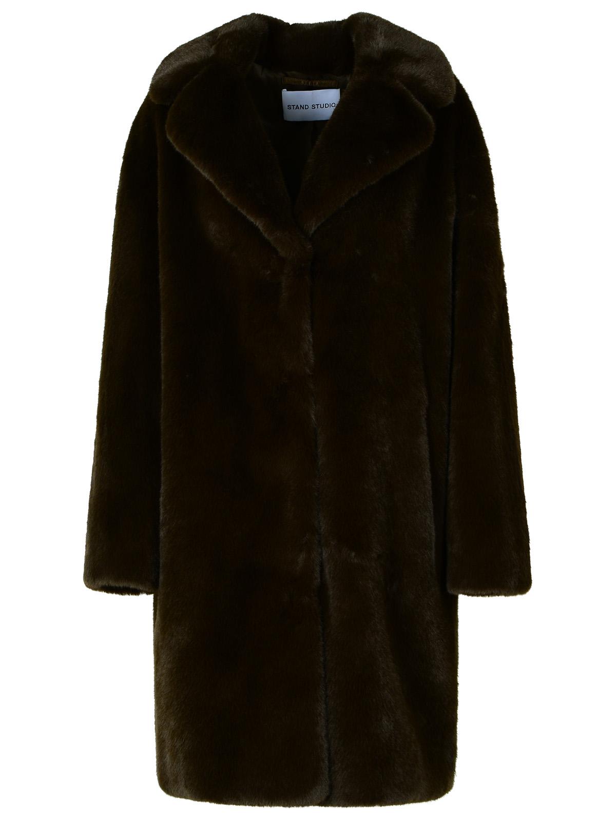 teddy Camille Brown Faux Fur Jacket