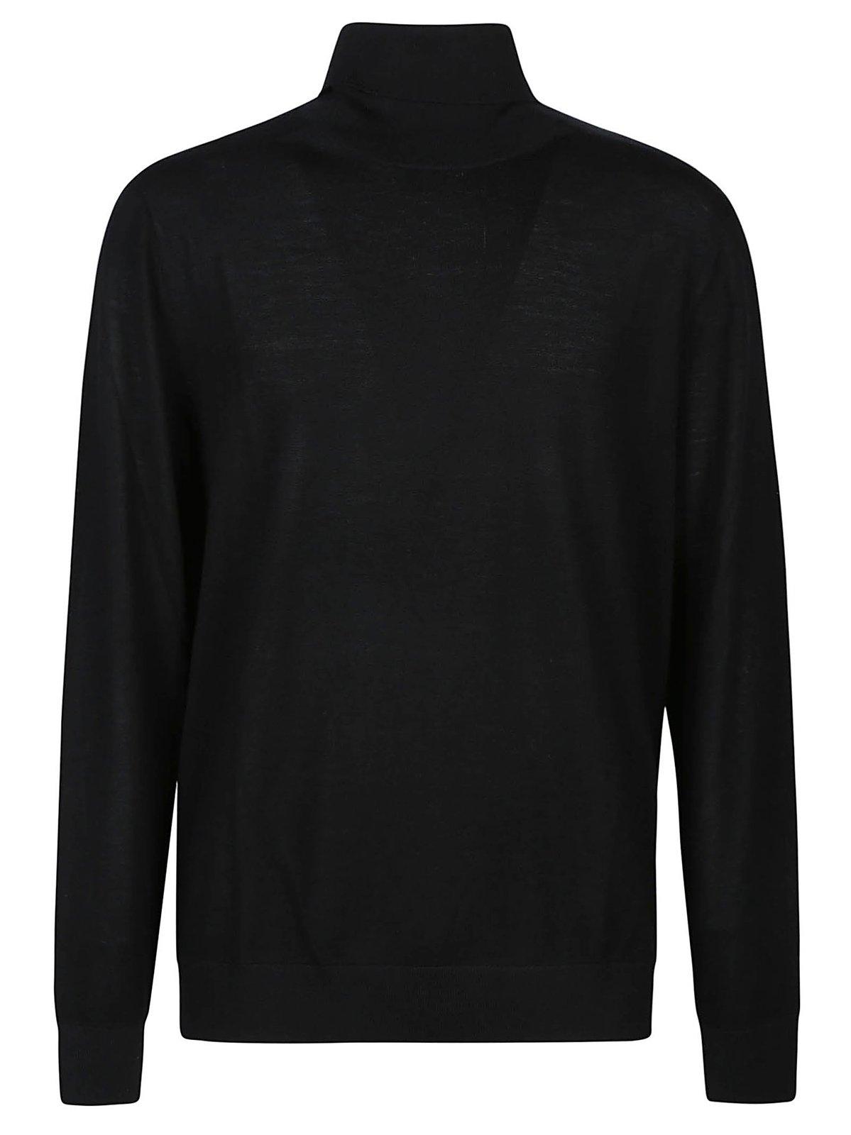 Roll-neck Fine Knit Jumper