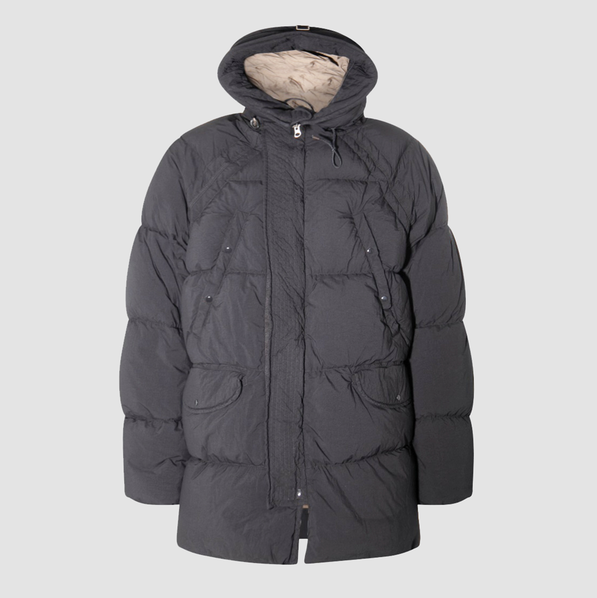 Dark Grey Puffer Down Jacket