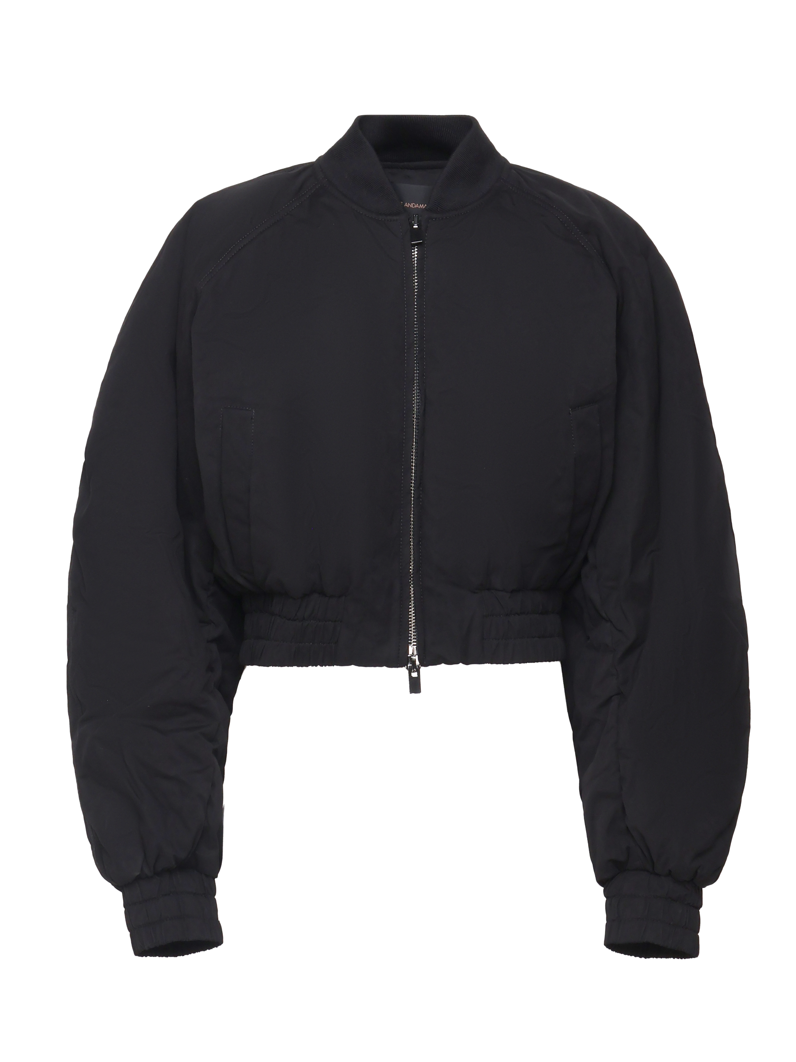 Bomber Jacket With Balloon Sleeves