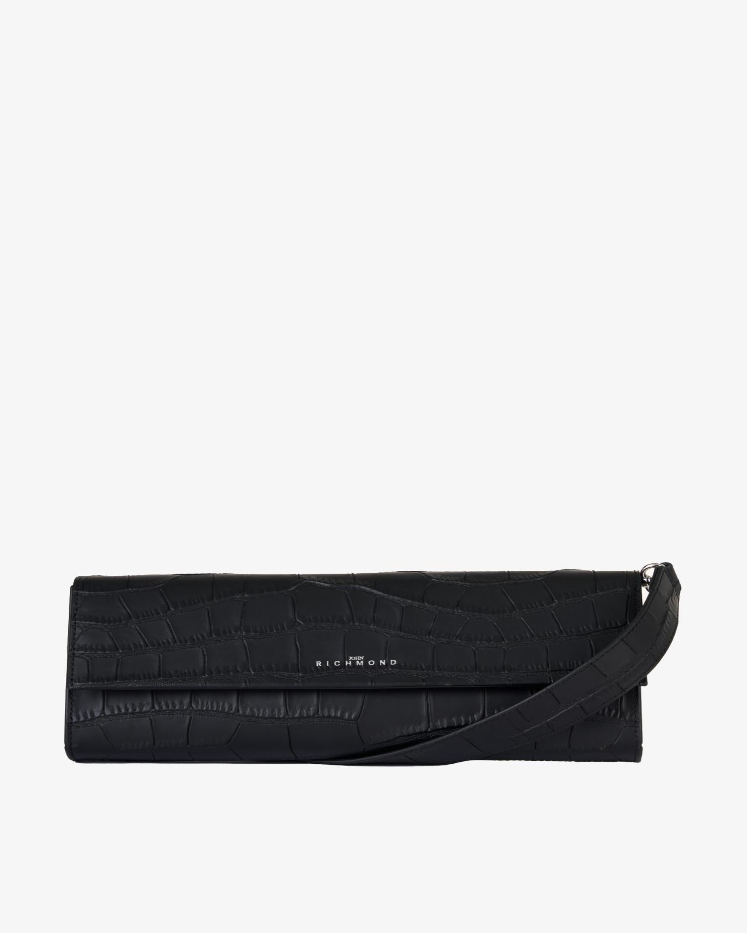 Flap Clutch Bag With Shoulder Strap