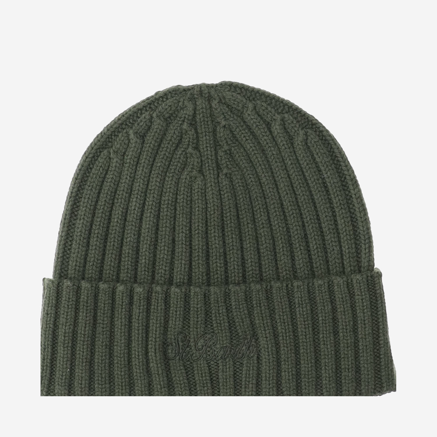 MC2 SAINT BARTH WOOL BLEND BEANIE WITH LOGO