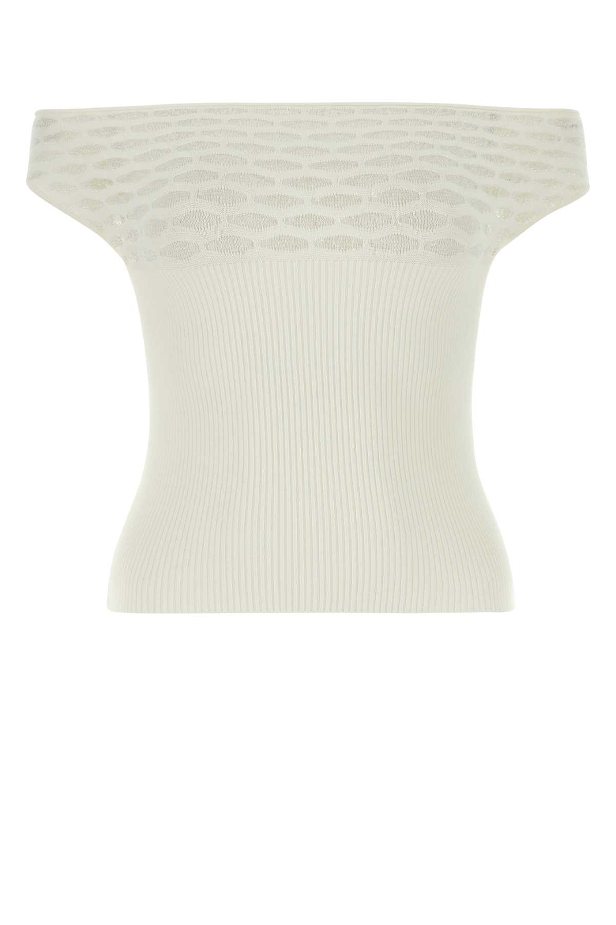 Ivory Viscose Blend Avenue Top