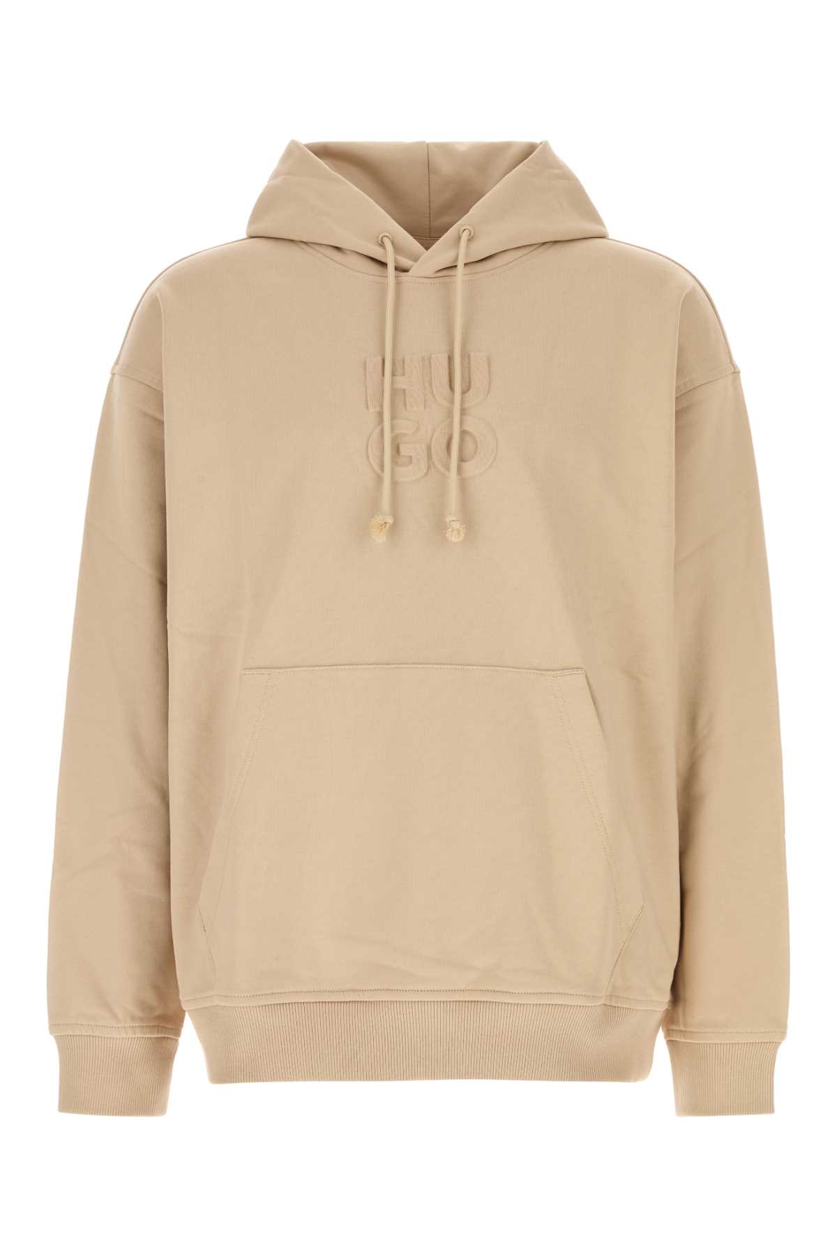 Beige Cotton Sweatshirt