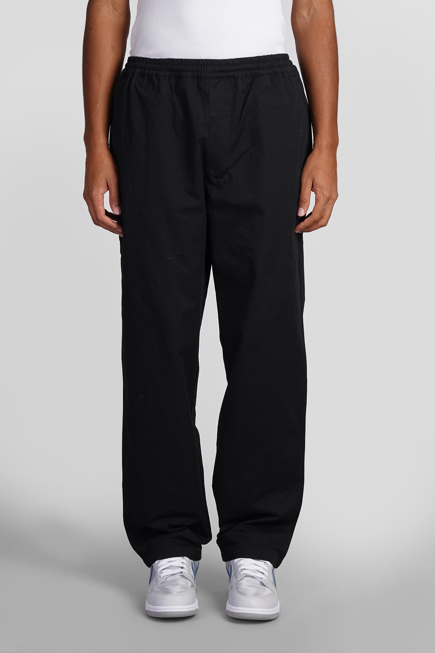 Pants In Black Cotton