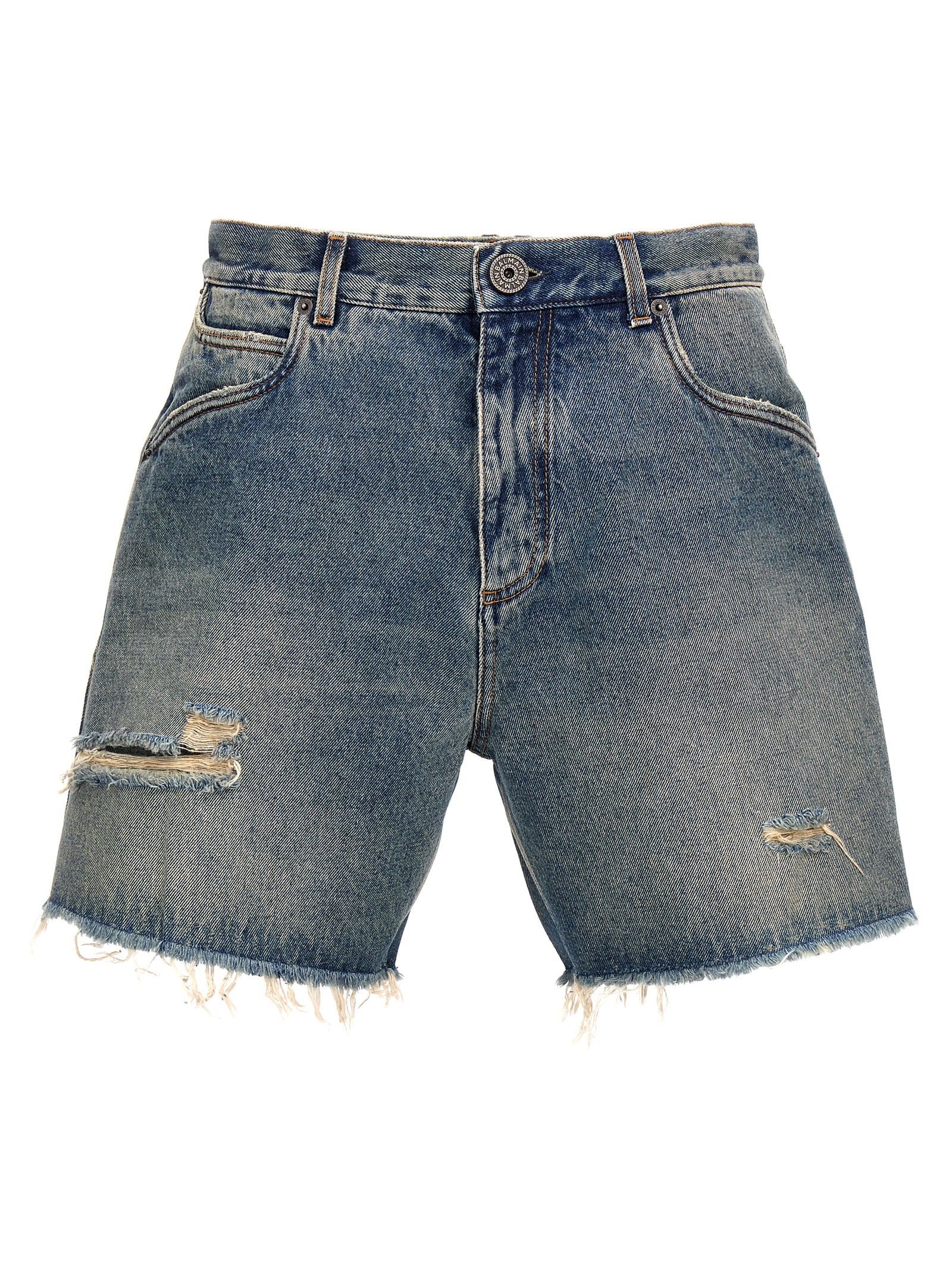 Denim Bermuda Shorts