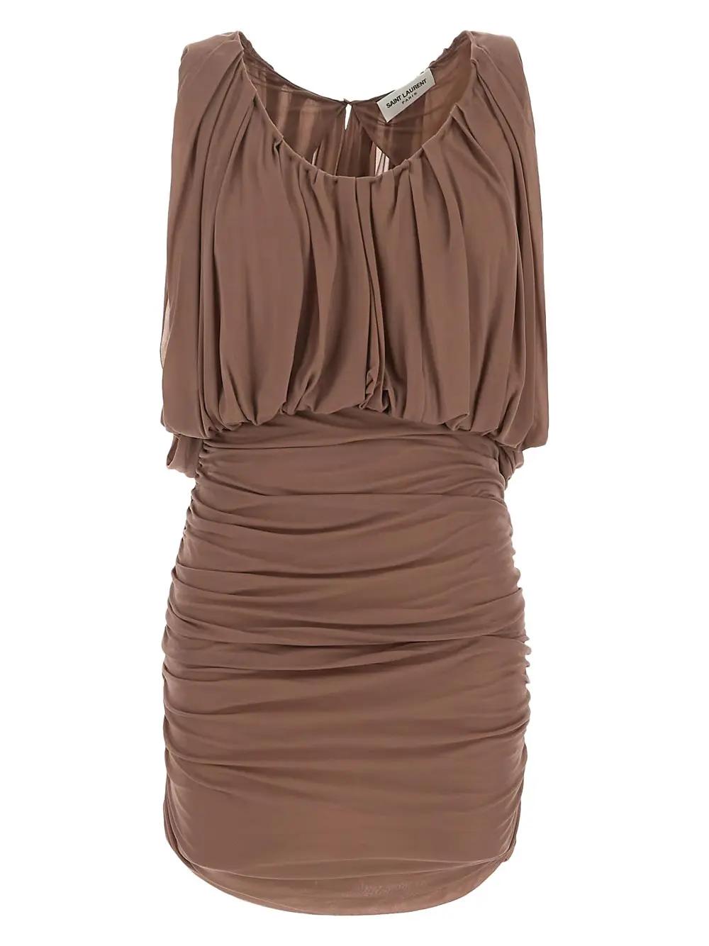 Draped Mini Dress