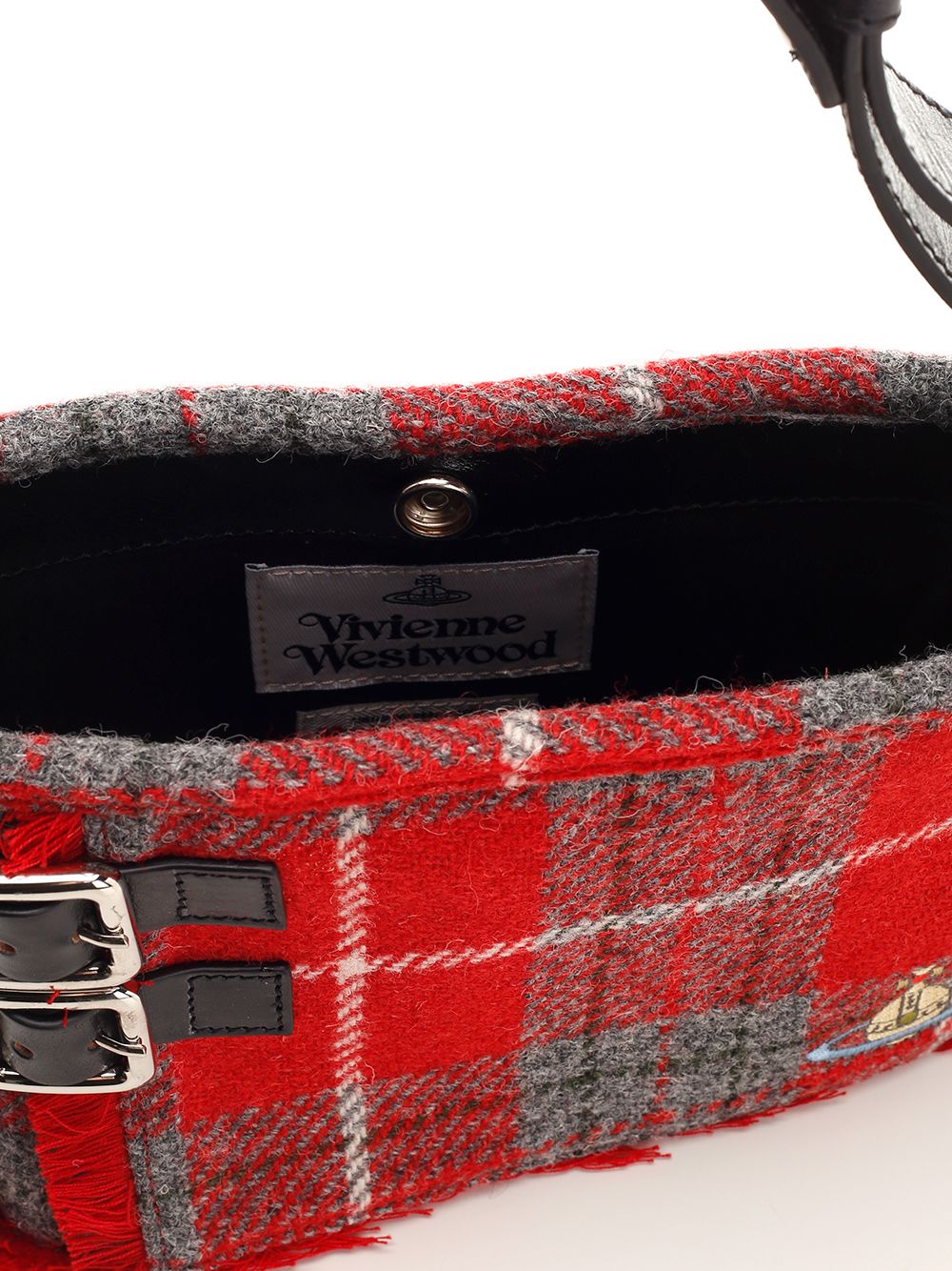 Shop Vivienne Westwood Heather Shoulder Bag In Red