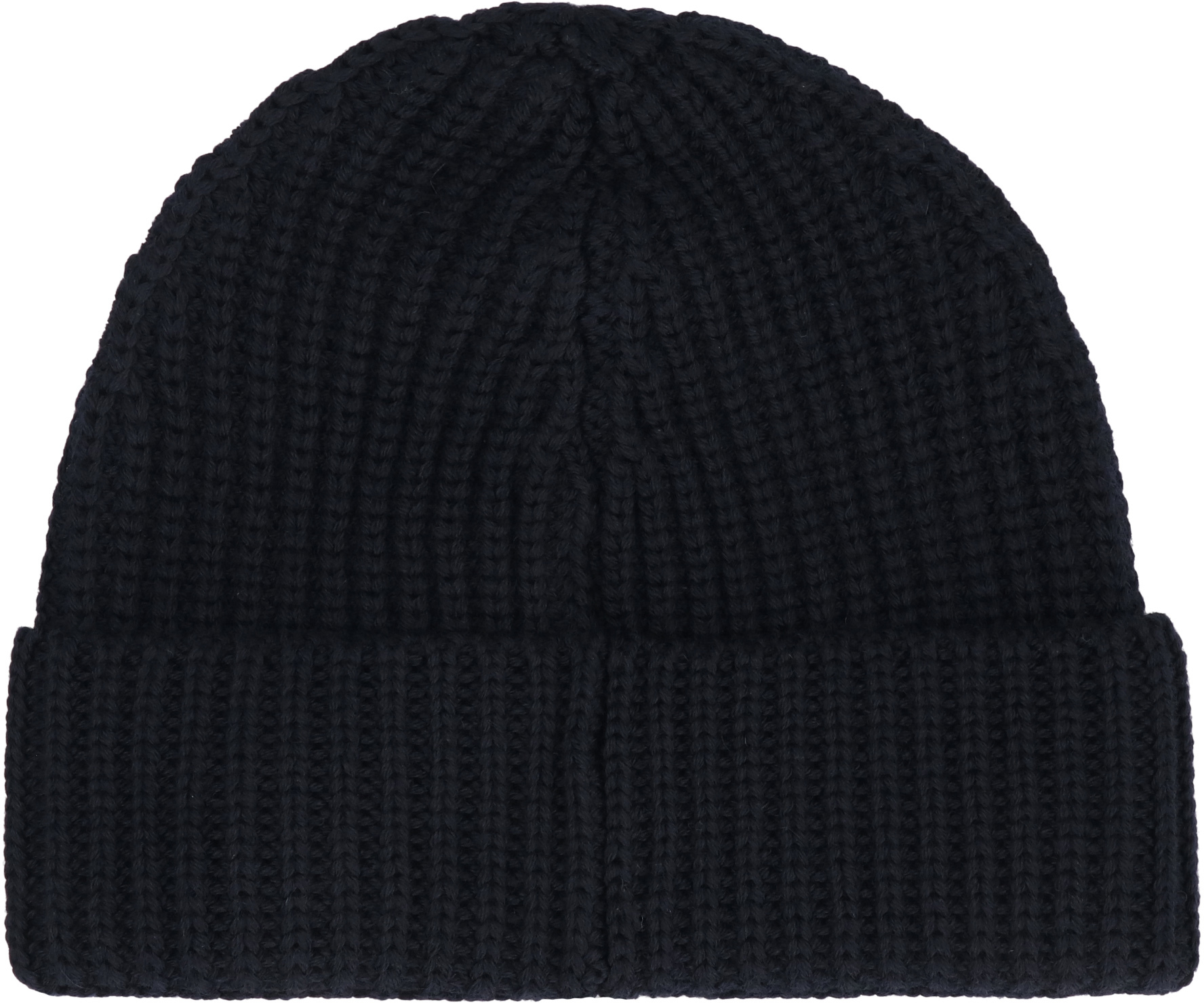 Dondup Beanie Logo In Blended Wool In Blue