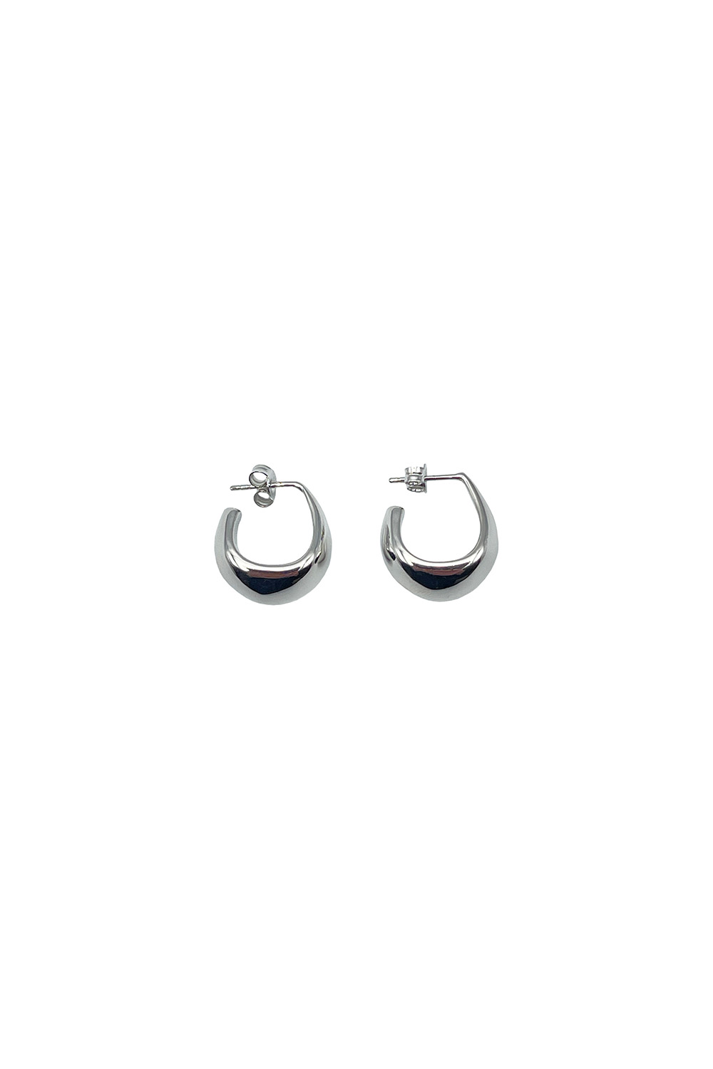 Curved Mini Drop Earrings