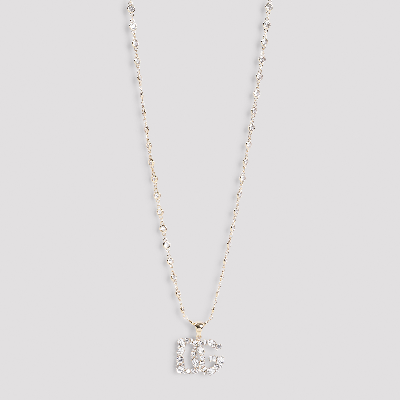 Logo Strass Necklace