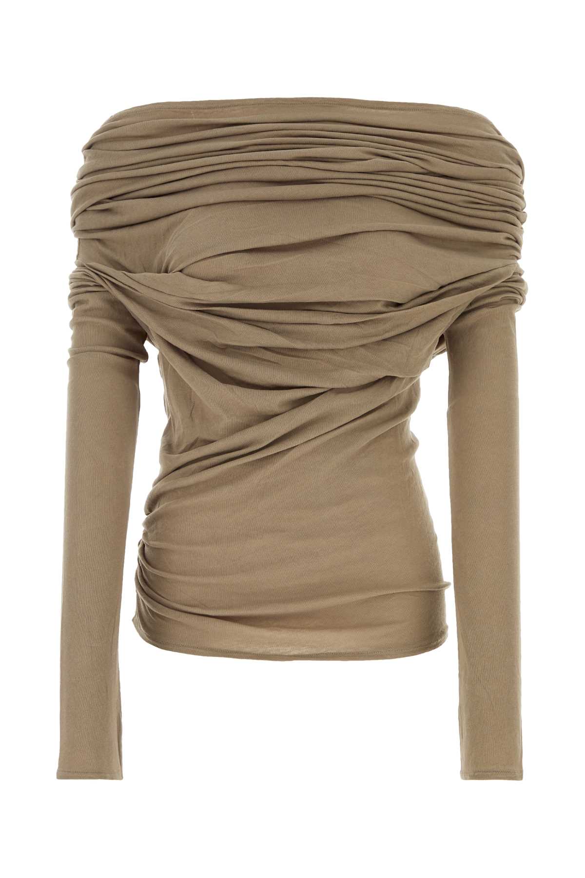 Cappuccino Stretch Viscose Bound Top