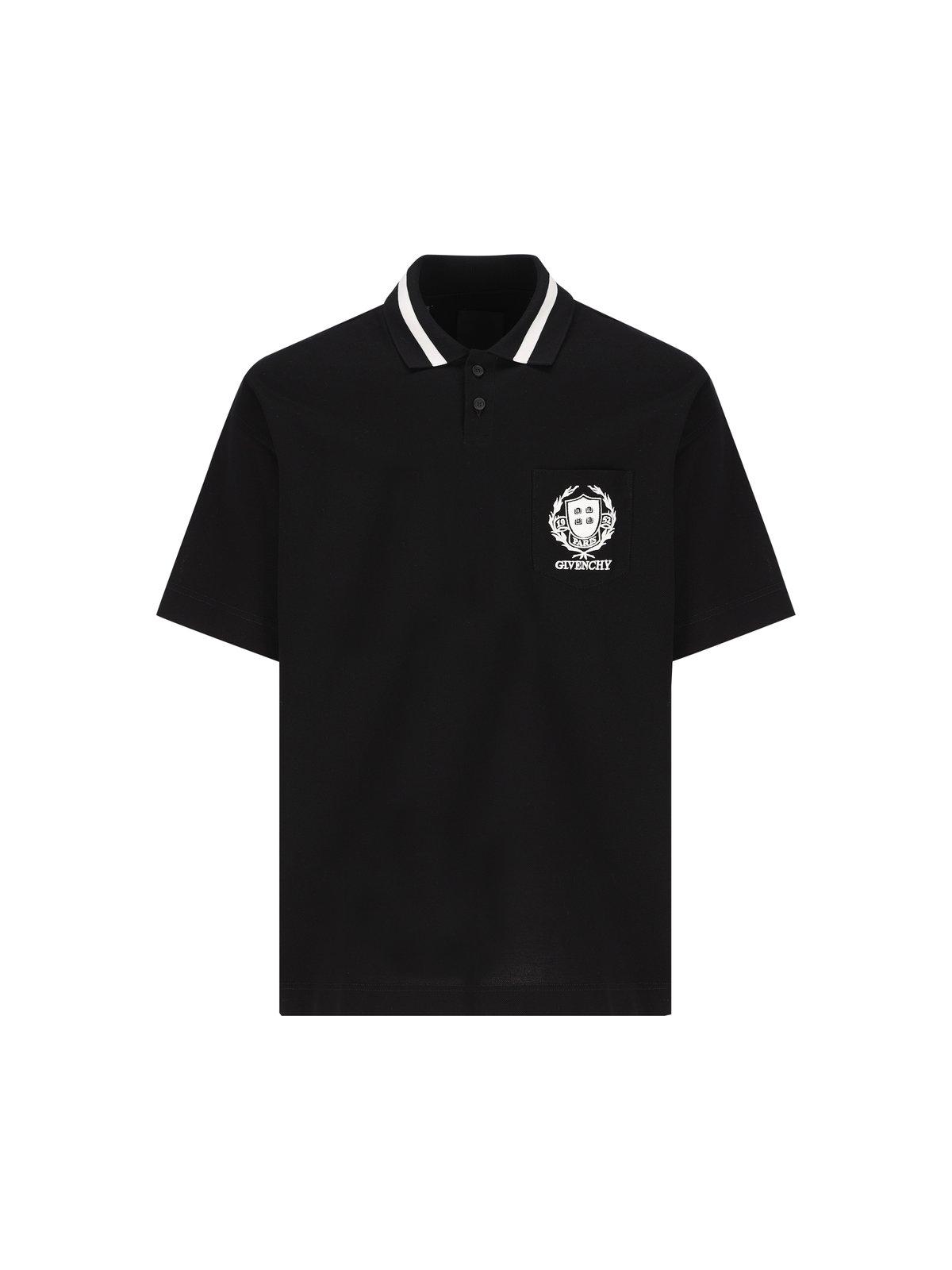 Logo Embroidered Polo Shirt