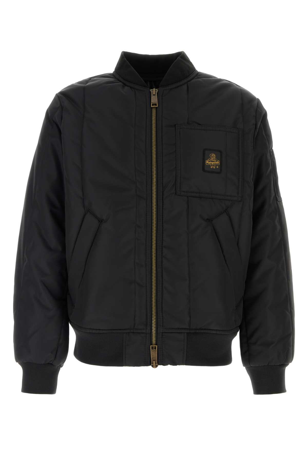 Black Polyester Giano Jacket