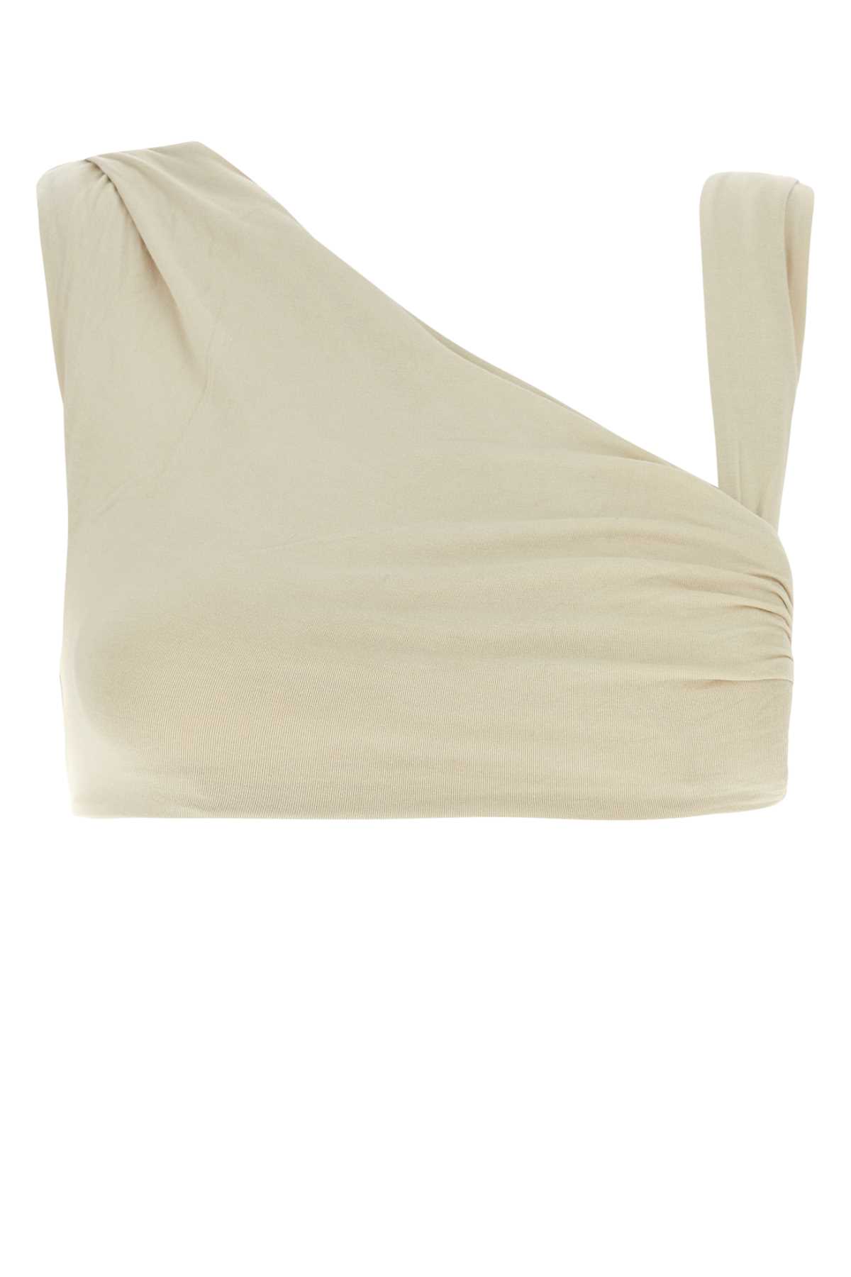 Ivory Stretch Nylon Mache Top