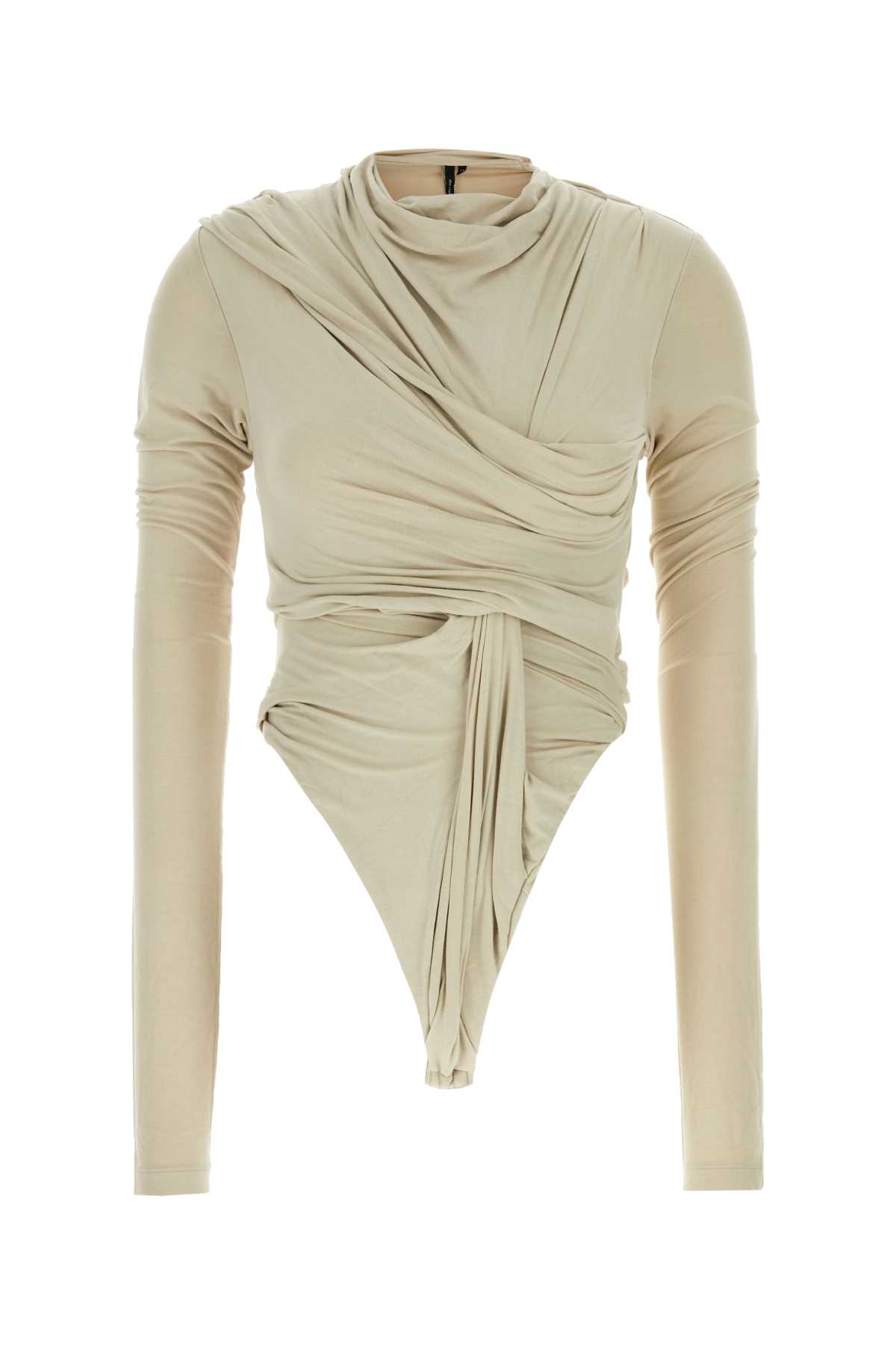 Ivory Stretch Viscose Encase Bodysuit