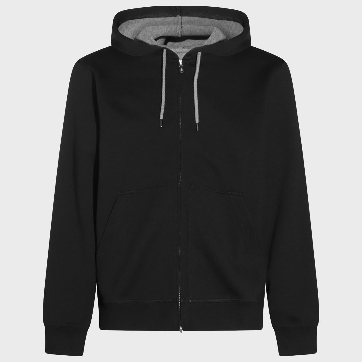 Black Cotton Sweatshirt