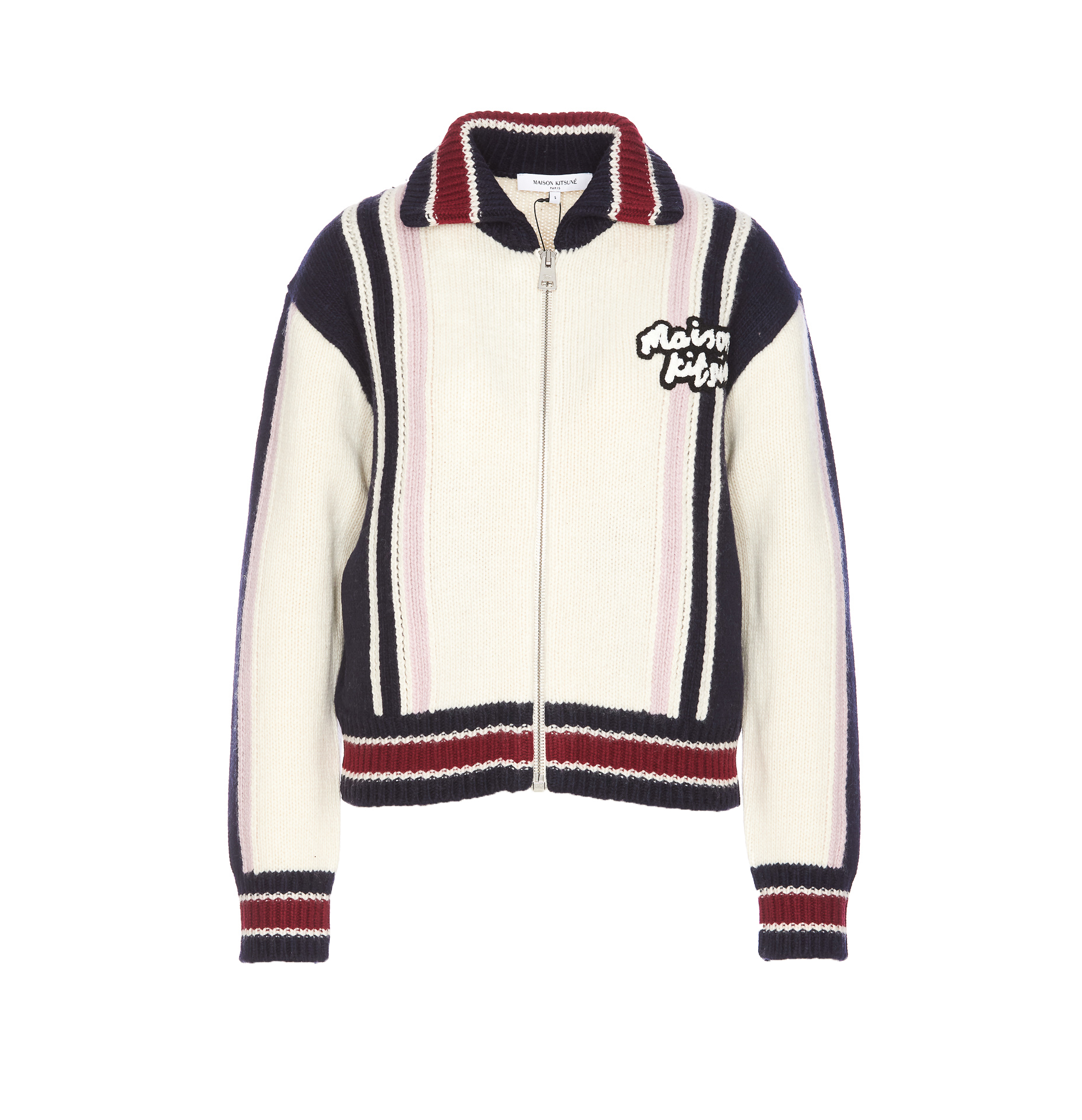 Maison Kitsuné Knitted Collage Blouson