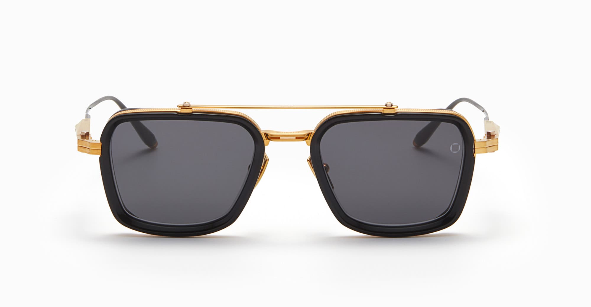 Solis - Brushed Gold / Black Sunglasses