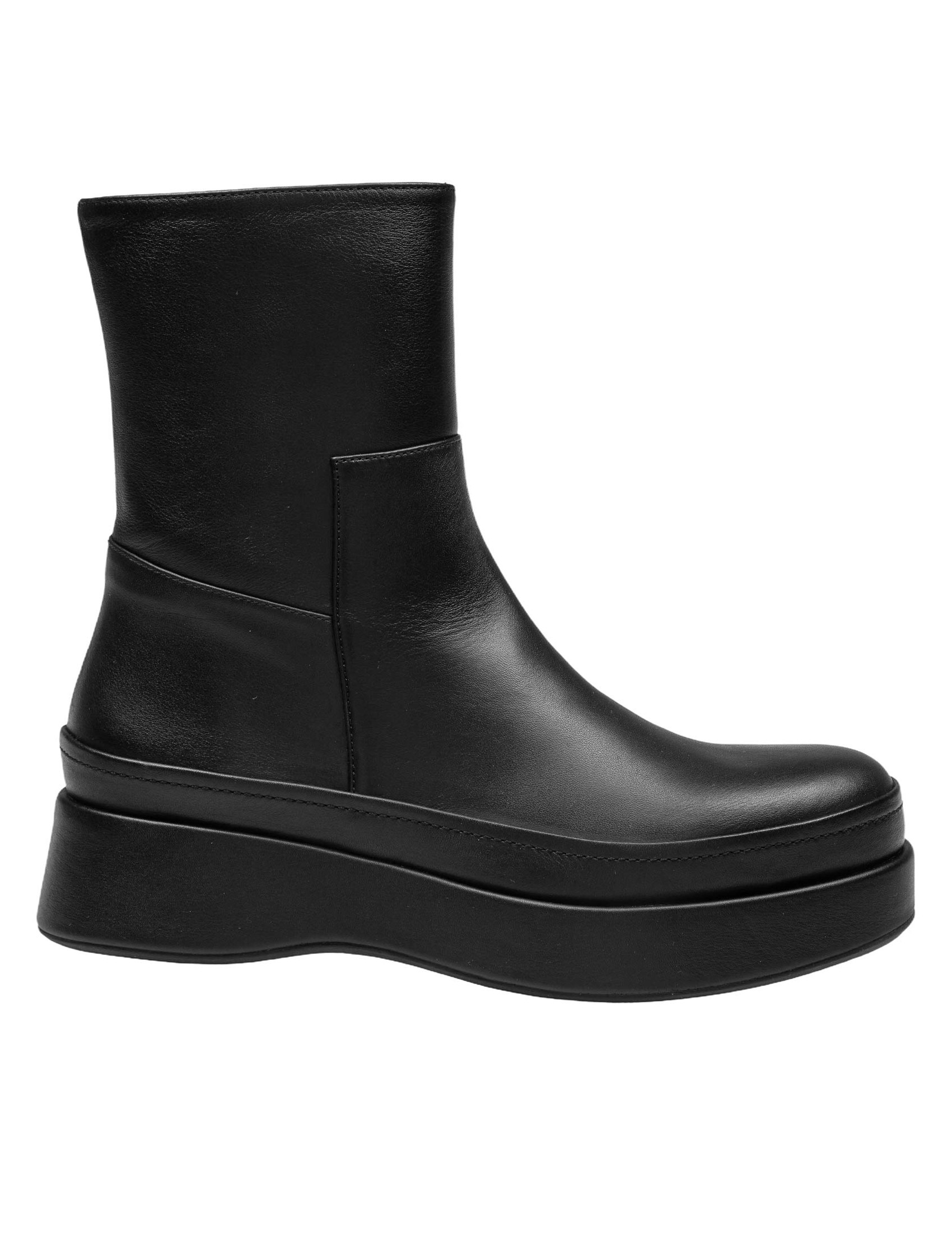 Paloma Barceló Danube Ankle Boot In Black Leather