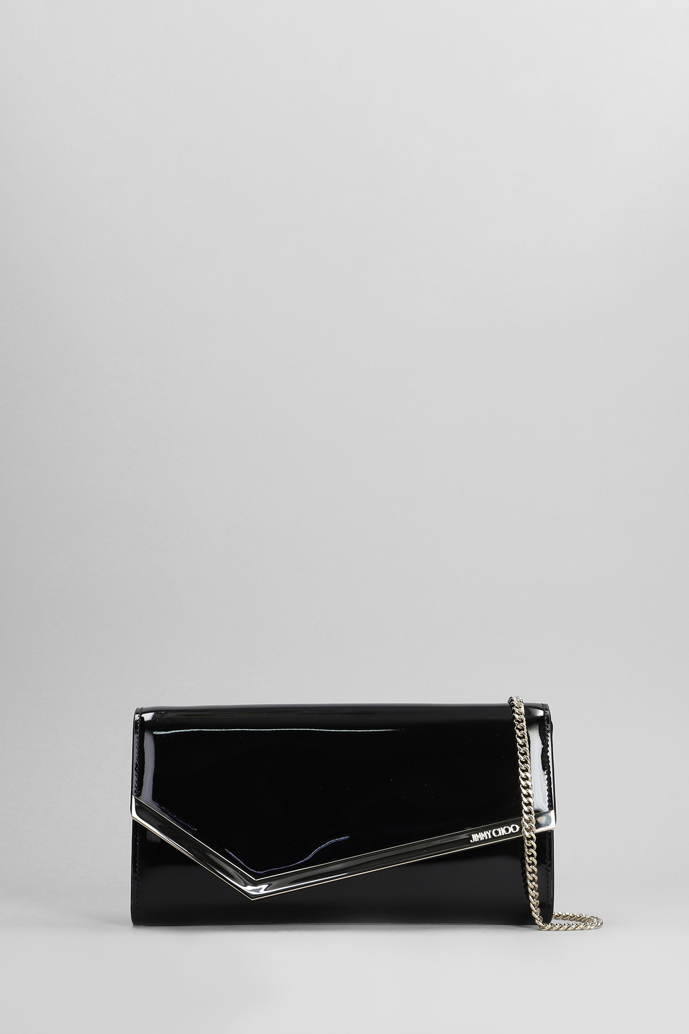 Emmie Clutch In Black Leather