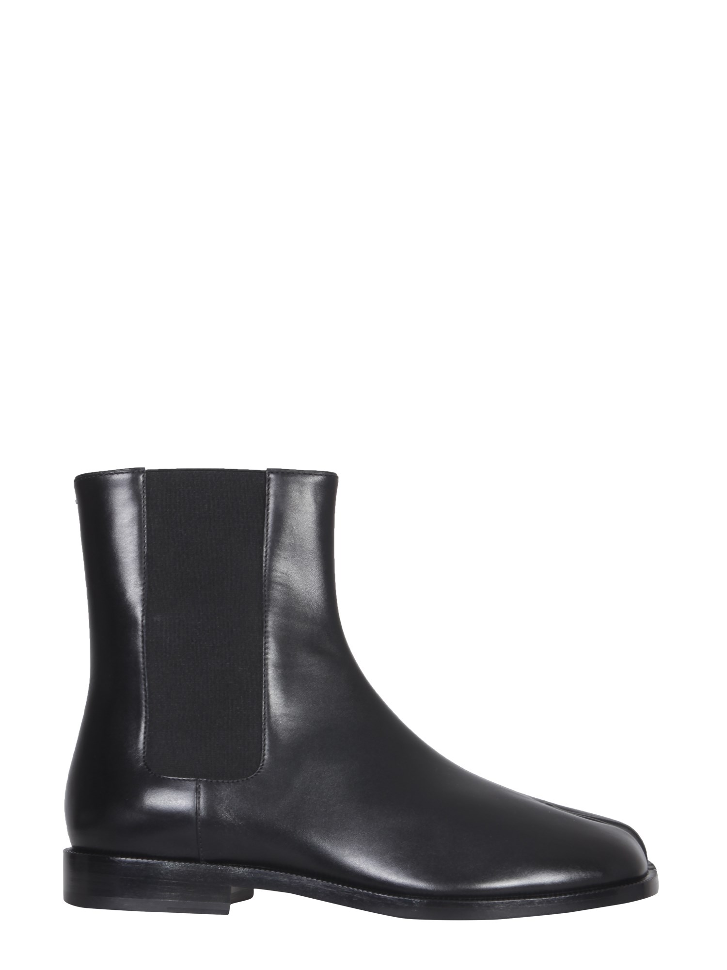 Shop Maison Margiela Tabi Boots In Black