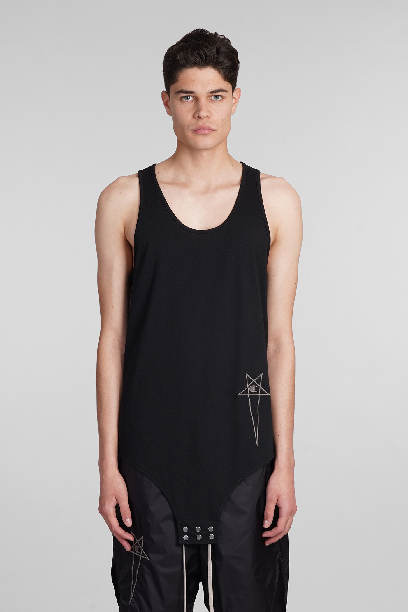 Basketball Tank Tank Top In Black Cotton