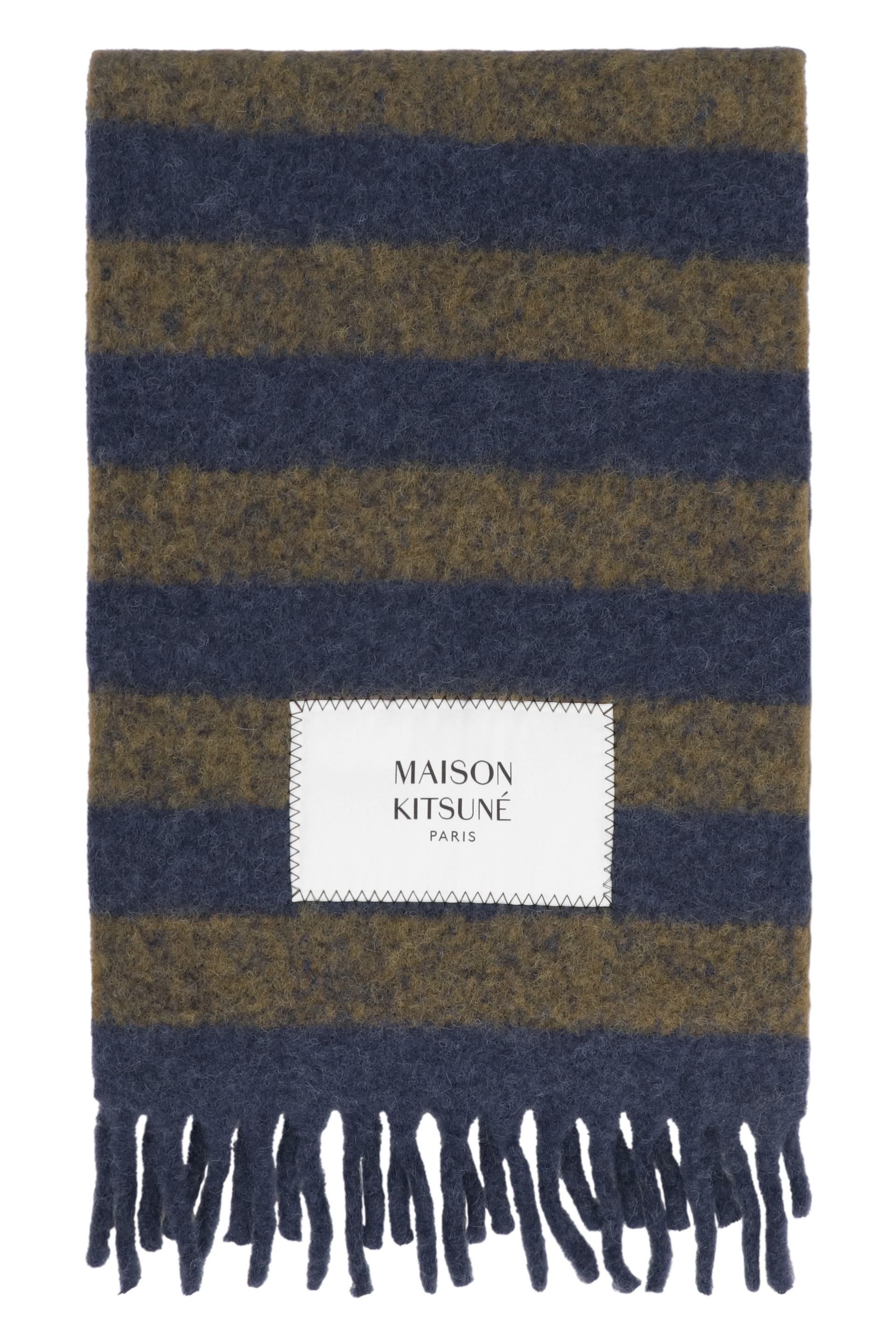 Maison Kitsuné Alpaca-wool Scarf