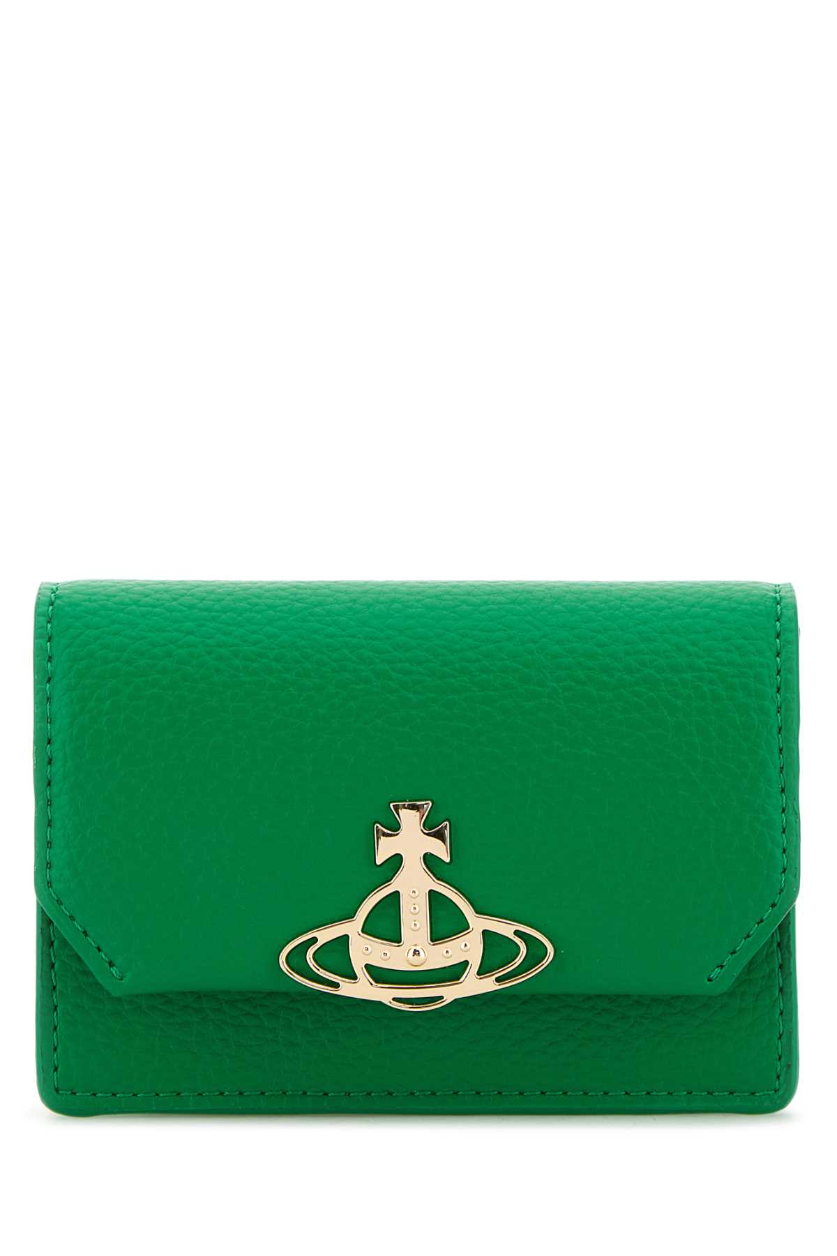 Green Synthetic Leather Card Holder