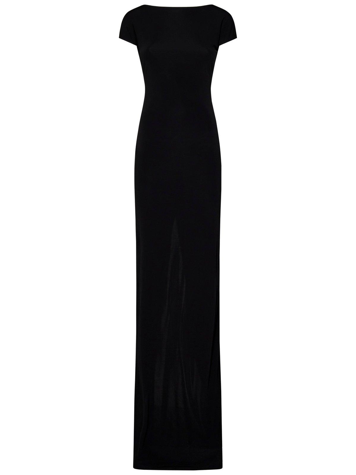 Boat-neck Maxi Jersey Dress Dsquared2