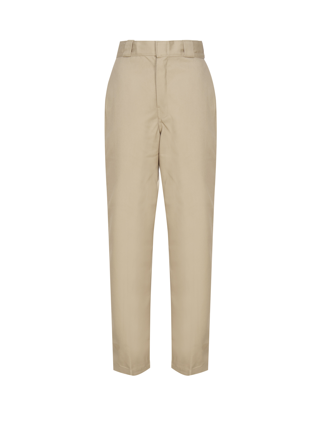 Straight Leg Cotton Trousers